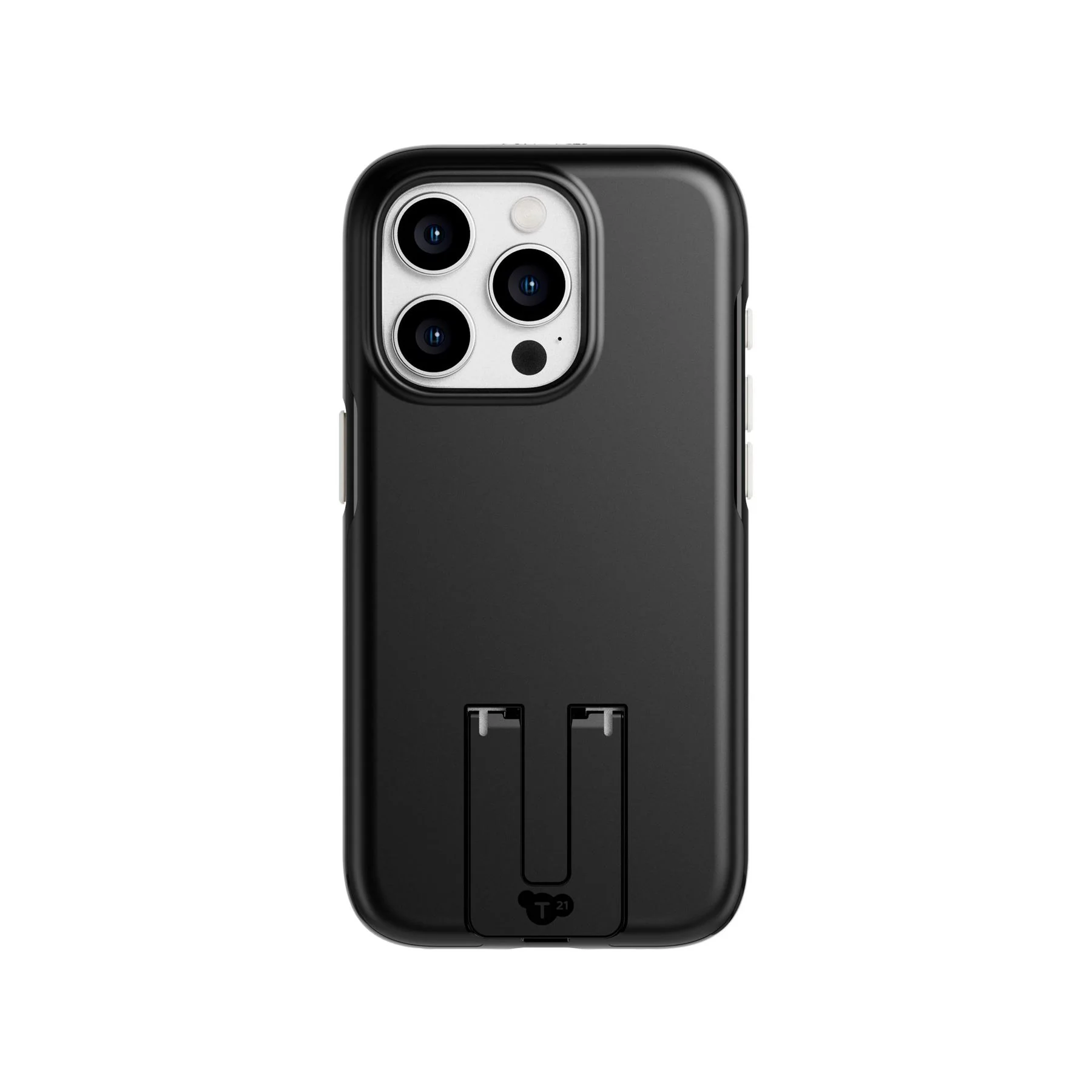 EvoCrystal Kick - Apple iPhone 15 Pro Case MagSafe Compatible - Obsidian Black