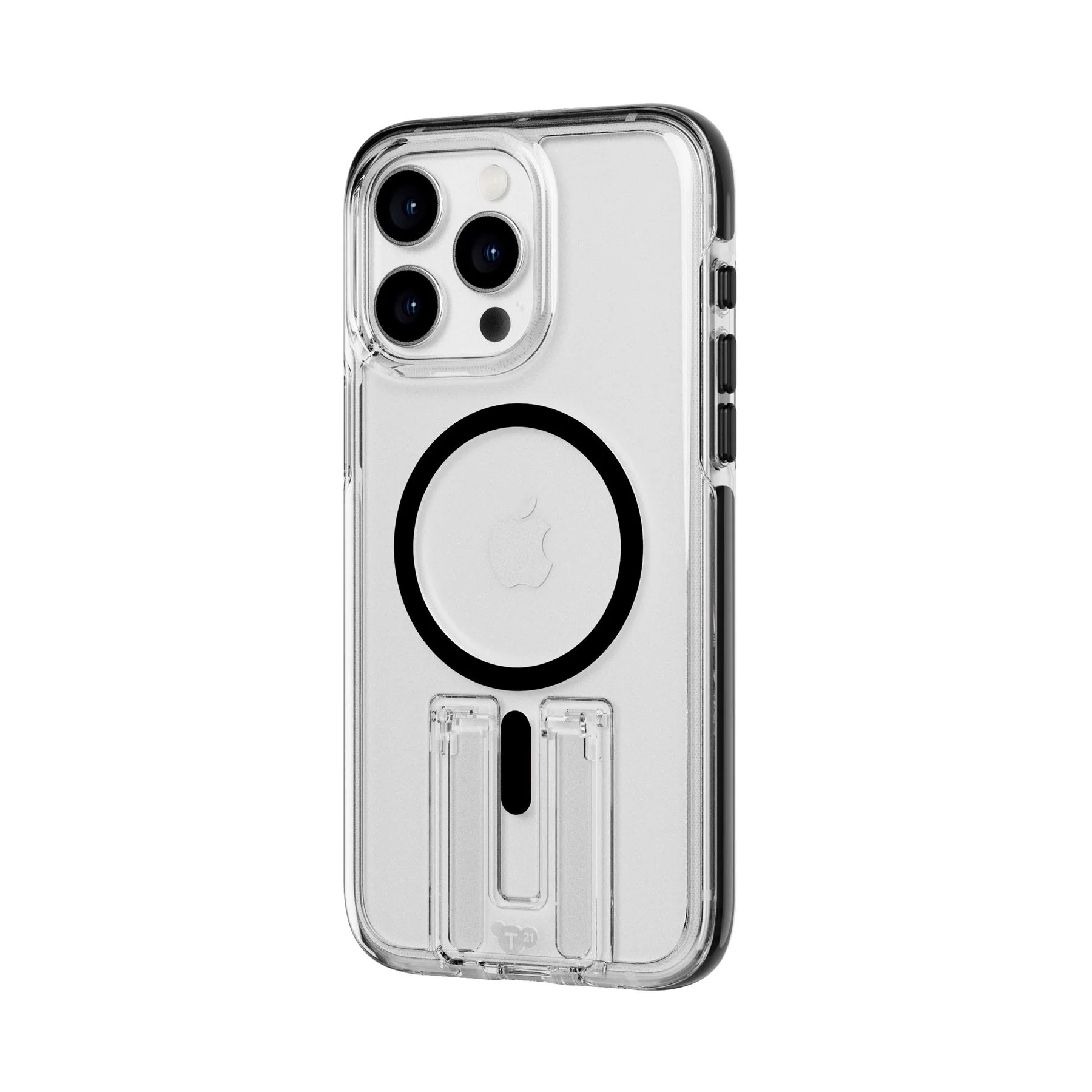 EvoCrystal Kick - Apple iPhone 15 Pro Max Case MagSafe Compatible - Clear Black - Image 5