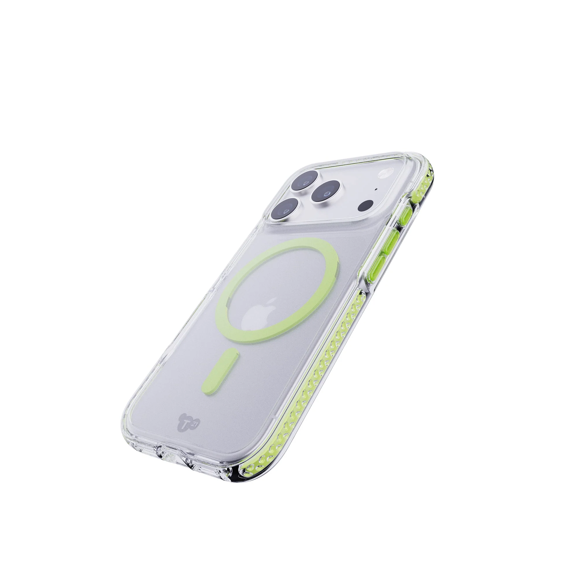 EvoCrystal Glow MagSafe - Apple iPhone 17 Pro Case - Green (Glow-In-The-Dark MagSafe ring) - Image 3